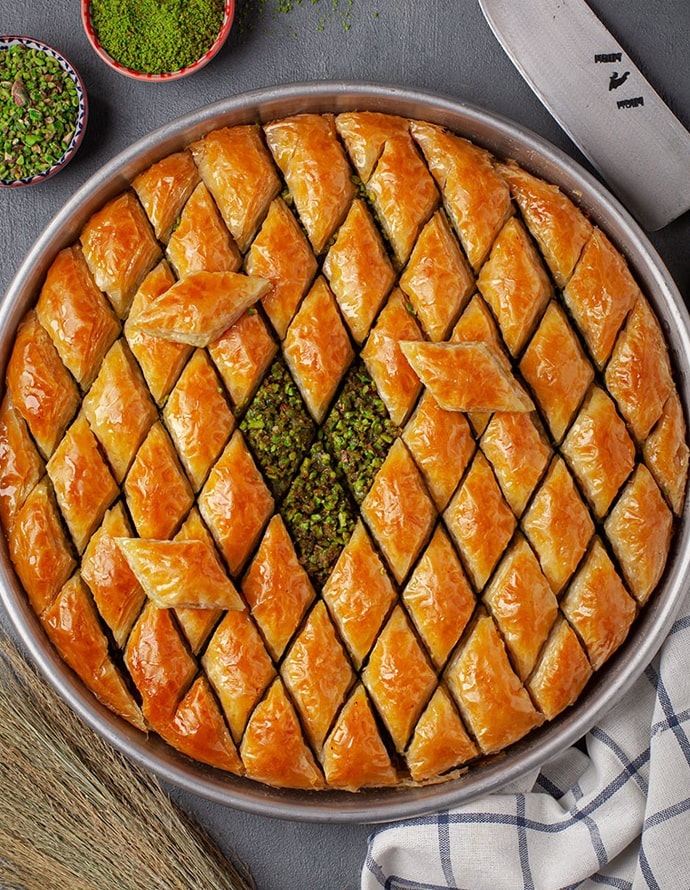 Yuvarlak Baklava Tepsisi